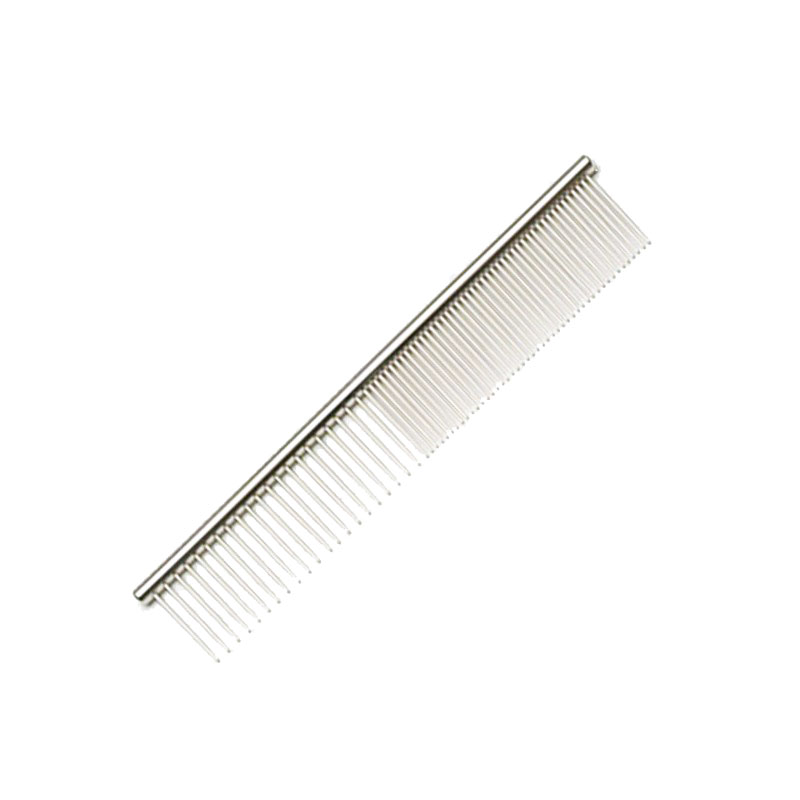 7 1/2 Chrome Comb - Med/coar (CP1041): Combs | Deboer Grooming Supplies