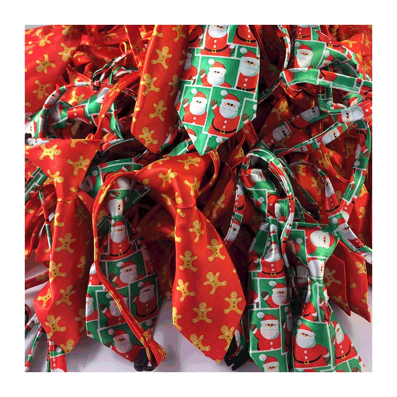 Christmas Pat. Small Necktie -Adj. - 25
