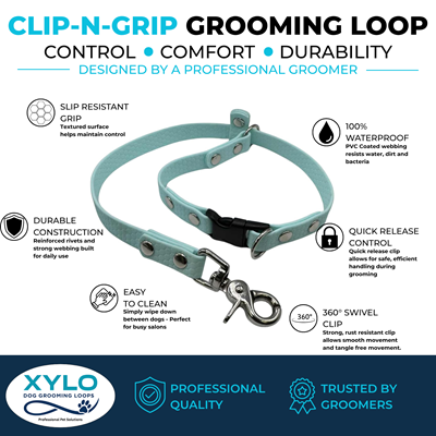 Xylo Clip-N-Grip Slip Loop - Pastel Blue Xylo Clip-N-Grip Slip Loop - Pastel Blue