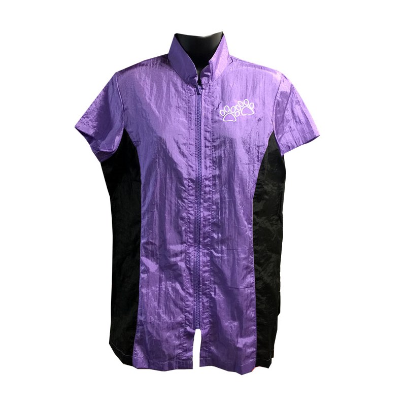 Fitted Smock Large Purple/black