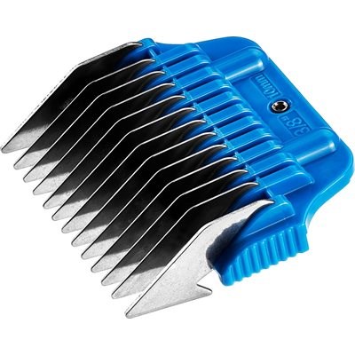 Wide Blade Comb Size 3 Dark Blue -3/8"