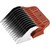 Wide Blade Comb Size 4 Brown - 1/2"