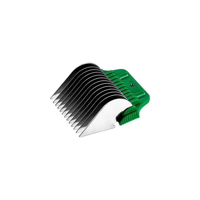 Wide Blade Comb Size 7 Green - 7/8"